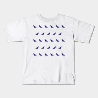 Purple Ravens Kids T-Shirt